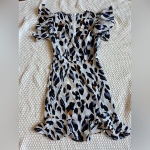 Cheetah print dress